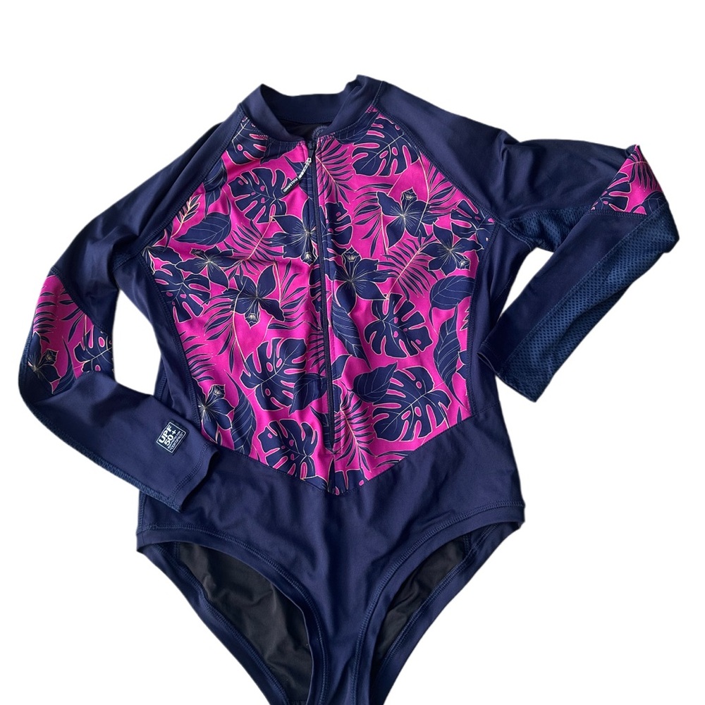 Full sand long sleeve UV one piece swimsuit sz XL - Picture 2 of 7